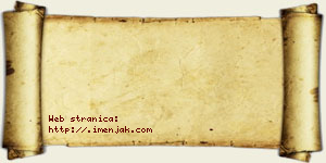 Andjelina Jerinić vizit kartica